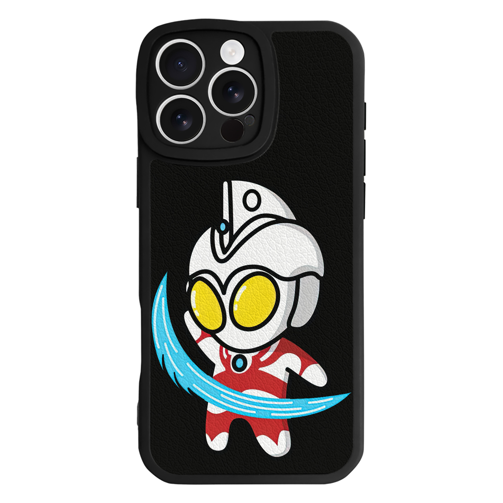 （画像用） ウルトラマン Ultraman 【iPhone 16シリーズ対応】シリコンスマホケース（レザー調） 材質：シリコン